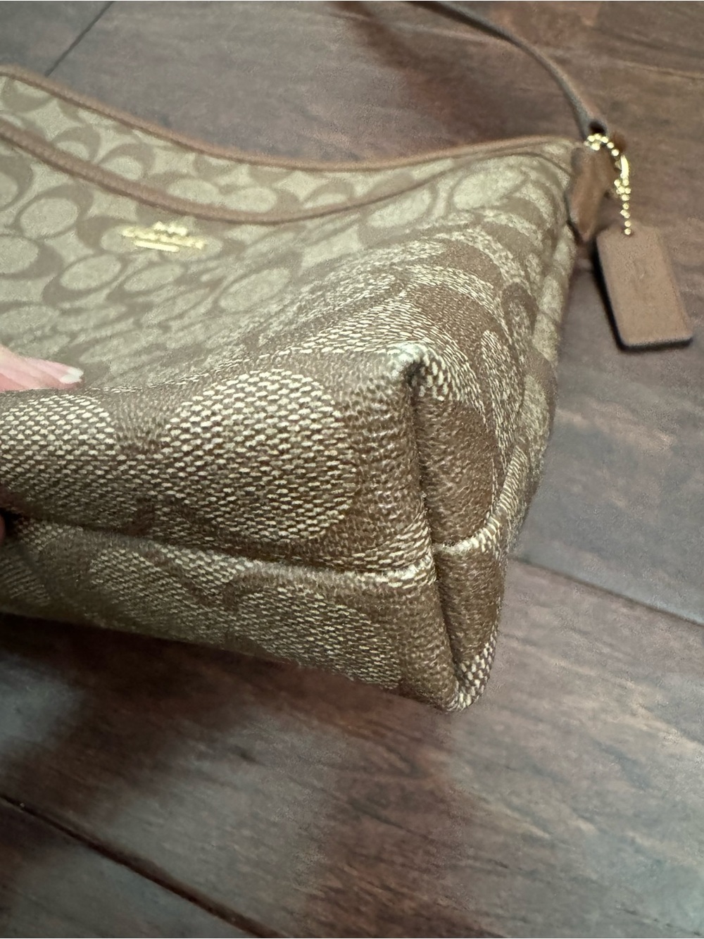 Coach Khaki & Brown Crossbody - Picture 11 of 13